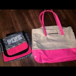 Set of two Victoria Secret and Pink bags